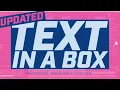 UPDATED Dynamically auto-scale text to fit in a box using expressions in After Effects