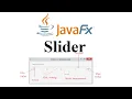 JavaFX Tutorial 14 Slider Event ChangeListener JavaFX