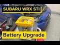 How to Replace Your Battery on a 2015 2021 Subaru WRX STI Optima Yellow Top Upgrade Step-by-Step