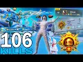 106 KILLS! 😍 NEW SEASON TOP 10 RANK BEST AGGRESSIVE RUSH GAMEPLAY 🔥 PUBG MOBILE - BGMI