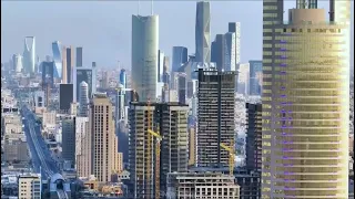 ابراج الرياض تصوير جوي                         دندنها