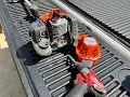 How to start your String Trimmer without the pull cord by using a drill Weed Wacker starting hack