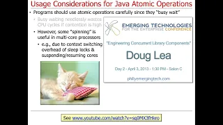 Usage Considerations for Java Atomic Classes Operations