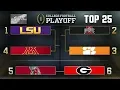 College Football Playoff Rankings Top 25 Week 12 CFB Poll 2019