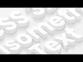 CSS 3D Isometric Text Effects CSS Vanilla Javascript