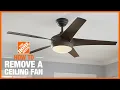 How to Remove a Ceiling Fan The Home Depot