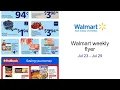Walmart weekly flyer Jul 23 - Jul 29