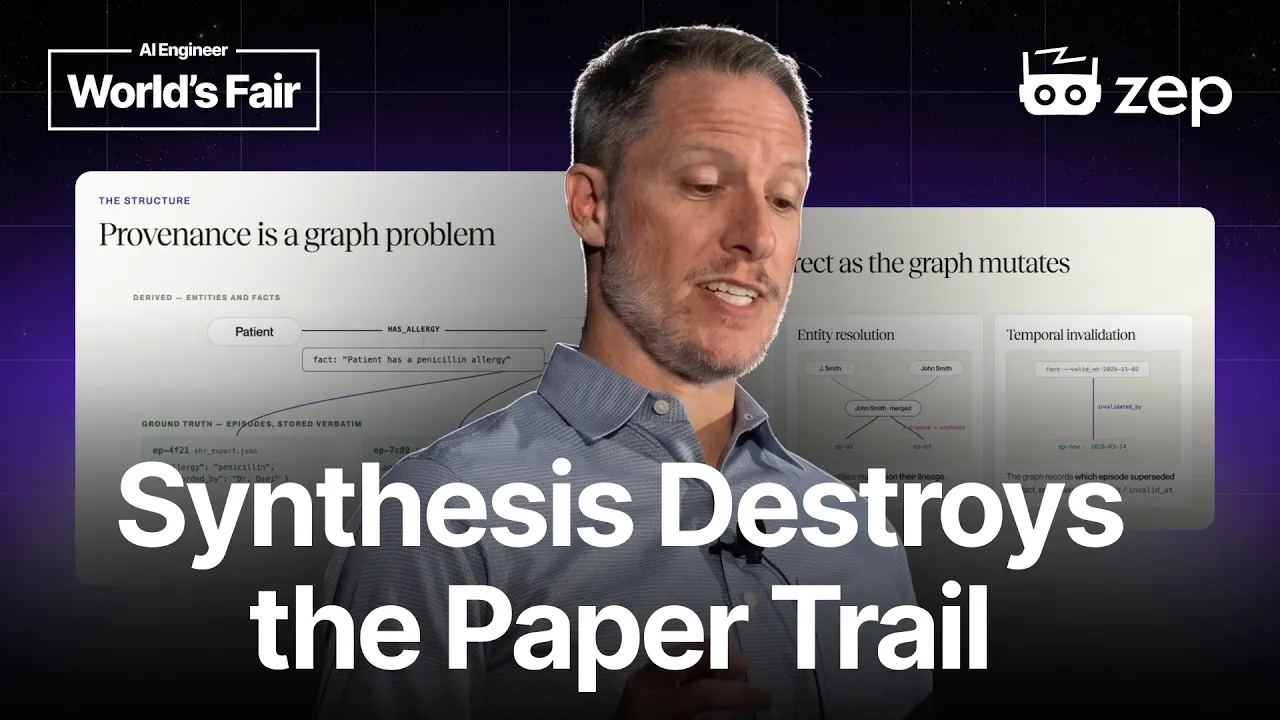 Citation Needed: Provenance for LLM-Built Knowledge Graphs — Daniel Chalef, Zep AI: video thumbnail