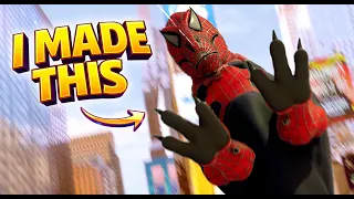 I added a T. REX into SPIDER-MAN!