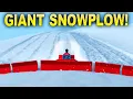 I Built The BIGGEST SNOW PLOW The Game Let Me!