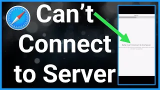 How To Fix Safari Can T Connect To Server 