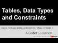 SQL Server and Database Design - Tables Data Types and Constraints