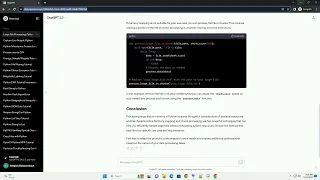 How can I do large file in memory processing in Python
