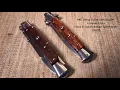 AKC Switch Blade Knife Swing Guard compared to a Frank B Swivel Bolster both 9 models