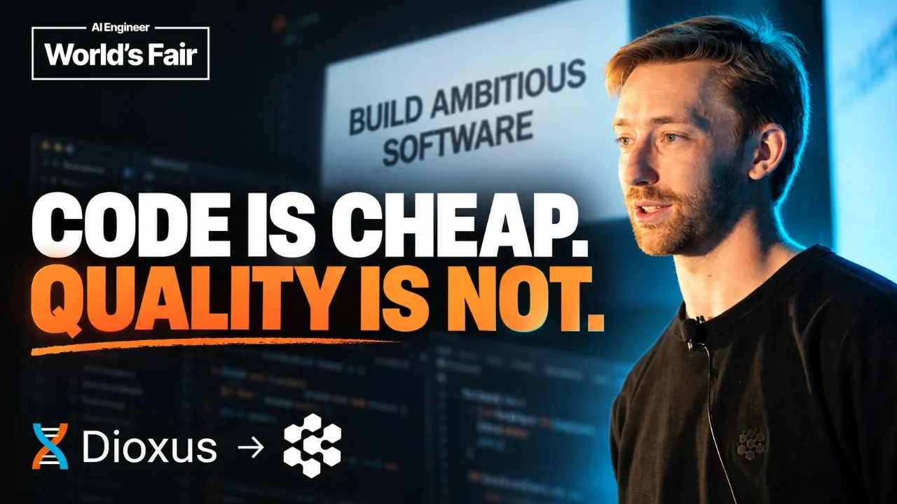 Building ambitious software — Jonathan Kelley, Dioxus Labs & Cognition: video thumbnail