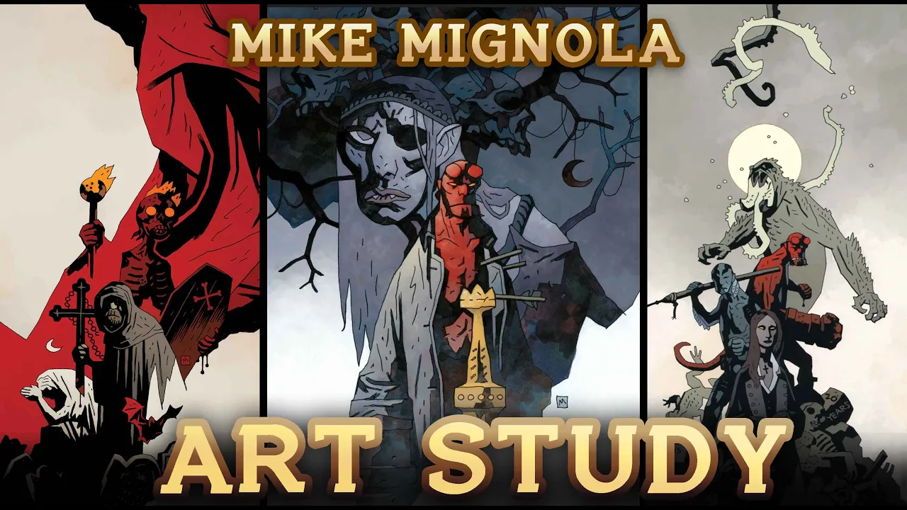 Mike Mignola Art Techniques Art Study
