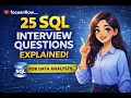 Top 25 SQL Interview Questions You MUST Know Crack Data Analyst Interviews Fast
