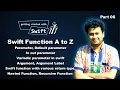 6 Getting Started with Swift Function Different Parameter Nested Recursive Function