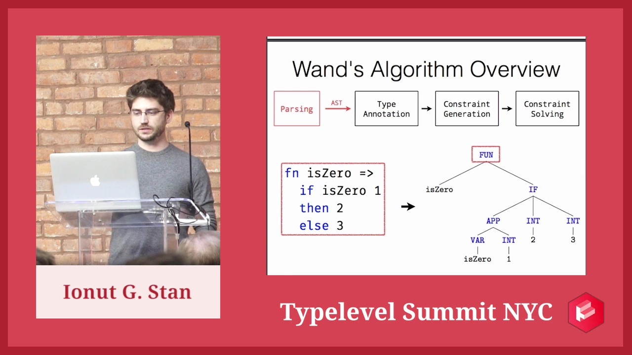 A Type Inferencer for ML in 200 Lines of Scala – Ionuț G. Stan