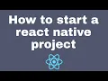react native project create in Visual Studio Code
