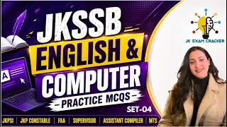 Jkssb English & Computer Practice Class-04 || Latest Pattern Based || Jkssb-2026 || By Taniya Abrol