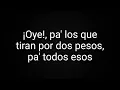 UN PAR DE BALAS LETRA, BY CKAN