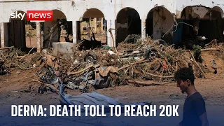 Libya floods Number of deaths in Derna could reach 20 000 mayor says