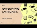 EVALUATIVE LANGUAGE ENGLISH GRADE 9 4TH QUARTER PERFORMANCE