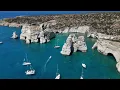 Kleftiko Beach, Milos, Greece / La Belle Vie - Sacha Distel ( BEST VERSION )