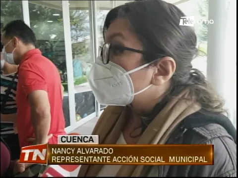 Parque La Libertad uno de los centros de acopio de donaciones para los afectados de Sayausí