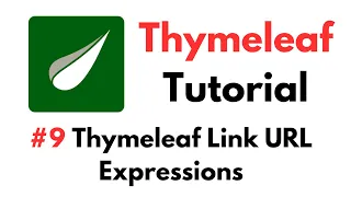 Thymeleaf Tutorial Thymeleaf Link URL Expressions