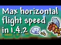 Terraria - 1 4 2 Maximum horizontal flight speed full throttle