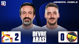 "BU OYUN KABUL EDİLEMEZ!" Galatasaray 2-0 Fenerbahçe İlk Yarı Sonucu, Osimhen, Levent, İsmail Kartal