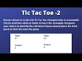 Tic Tac Toe - 2 Python Tic Tac Toe Game Program CCBP IDP Exam Question Answer