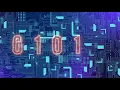 Binary Code 4K Long Loop Motion Background No Copyright
