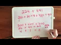 Adding 3 digit by 3 digit numbers using expanded form with Ms Jarvis