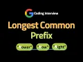 Longest Common Prefix - LeetCode 14