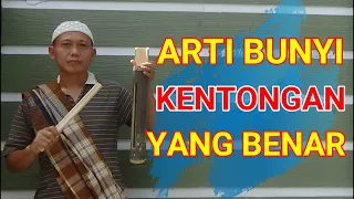 arti bunyi kentongan yang benar