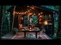 Cozy & Peaceful ✨  Forest Cabin Evening Porch Lo Fi Beats  2 Hours s ⏳  Deep Sleep & Focus 🎧