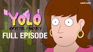 full episode yolo crystal fantasy enter bushworld part one adult swim