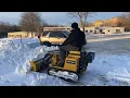 Snow Problem See the MAGNATRAC Minidozer Working in Action