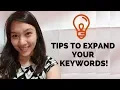 3 Ways To Expand Your Keywords
