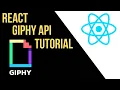 ReactJS Giphy API Tutorial - Generate Animated Text GIFs and more