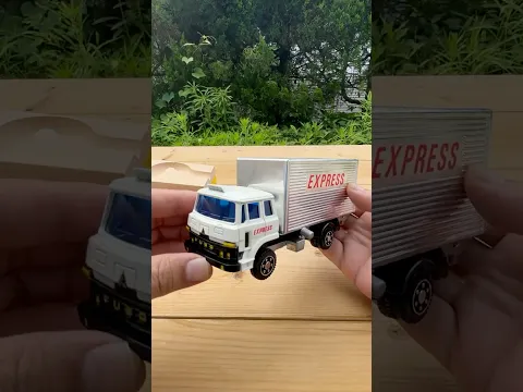 Marble Run ASMR & 1977 Yonezawa Fuso Express "Lift Van Express" #slope #marblerun