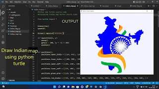 Draw India Map In Python Turtle With Code Turtle Programs
