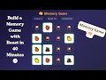 Build a Memory Game with React Sass - 40 Minute Project