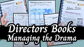 How I Organize School Plays Inside my Directors Book TPT Products to Save You Time