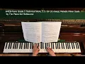AMEB Piano Grade 5 Technical Work 5 3 G G sharp Melodic Minor Scale by The Piano Kid Melbourne