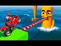 Download Lagu SPIDER-MAN against TUNG TUNG TUNG SAHUR on Motorcycle in RAINBOW SPIDERS BRIDGE | GTA 5 MULTIVERSE