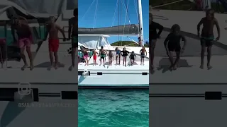 “Don’t take your kids on a sailboat they won’t have friends” 😏 #sailboat #sailingfamily #boatkids
